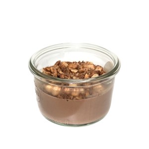 Panna cotta au chocolat noir