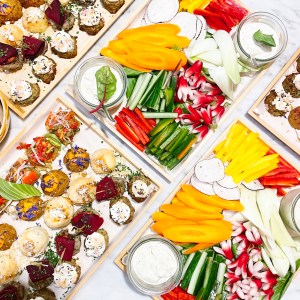 La planche de crudité de saison (pour 20 personnes)