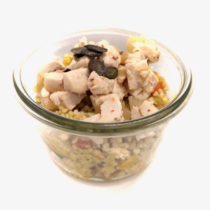 Poulet au citron & légumes rôtis