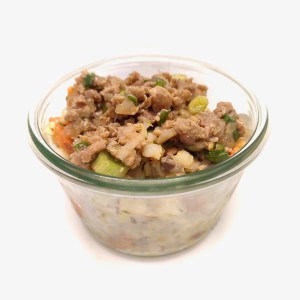 Salade de légumes à la truite du Ciron